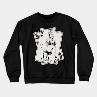 Retro Alexa Bliss Card Style Crewneck Sweatshirt